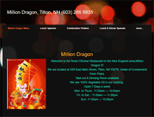 Tablet Screenshot of milliondragon.com